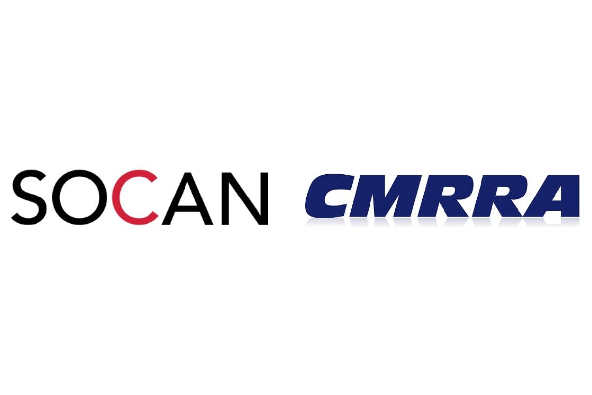 SOCAN and CMRRA logos together