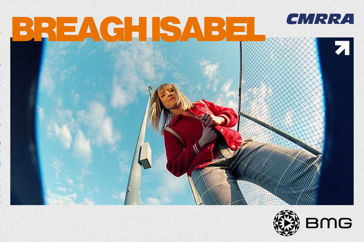 Breagh Isabel, a singer-songwriter with BMG Publishing, featured in CMRRA's Writers on Track.